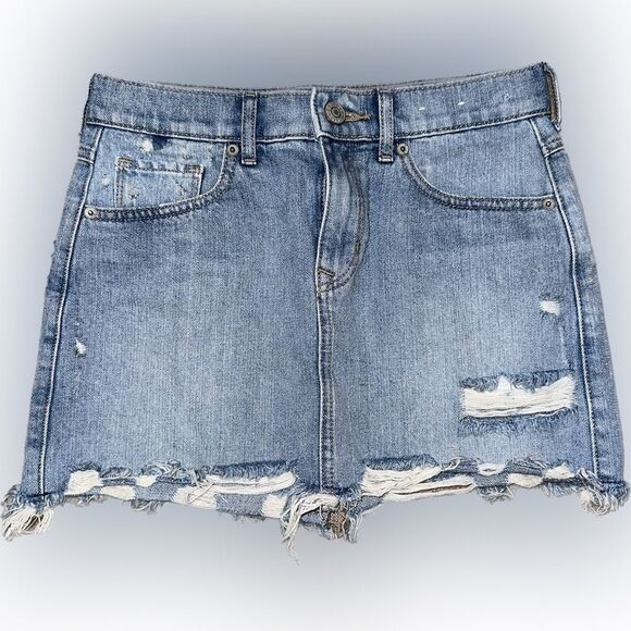 Express Pants - Blue Jean Skirt from express